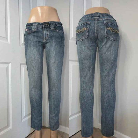 Candie's Low Rise Skinny Vintage Y2K Jeans UK Size 10 Petite