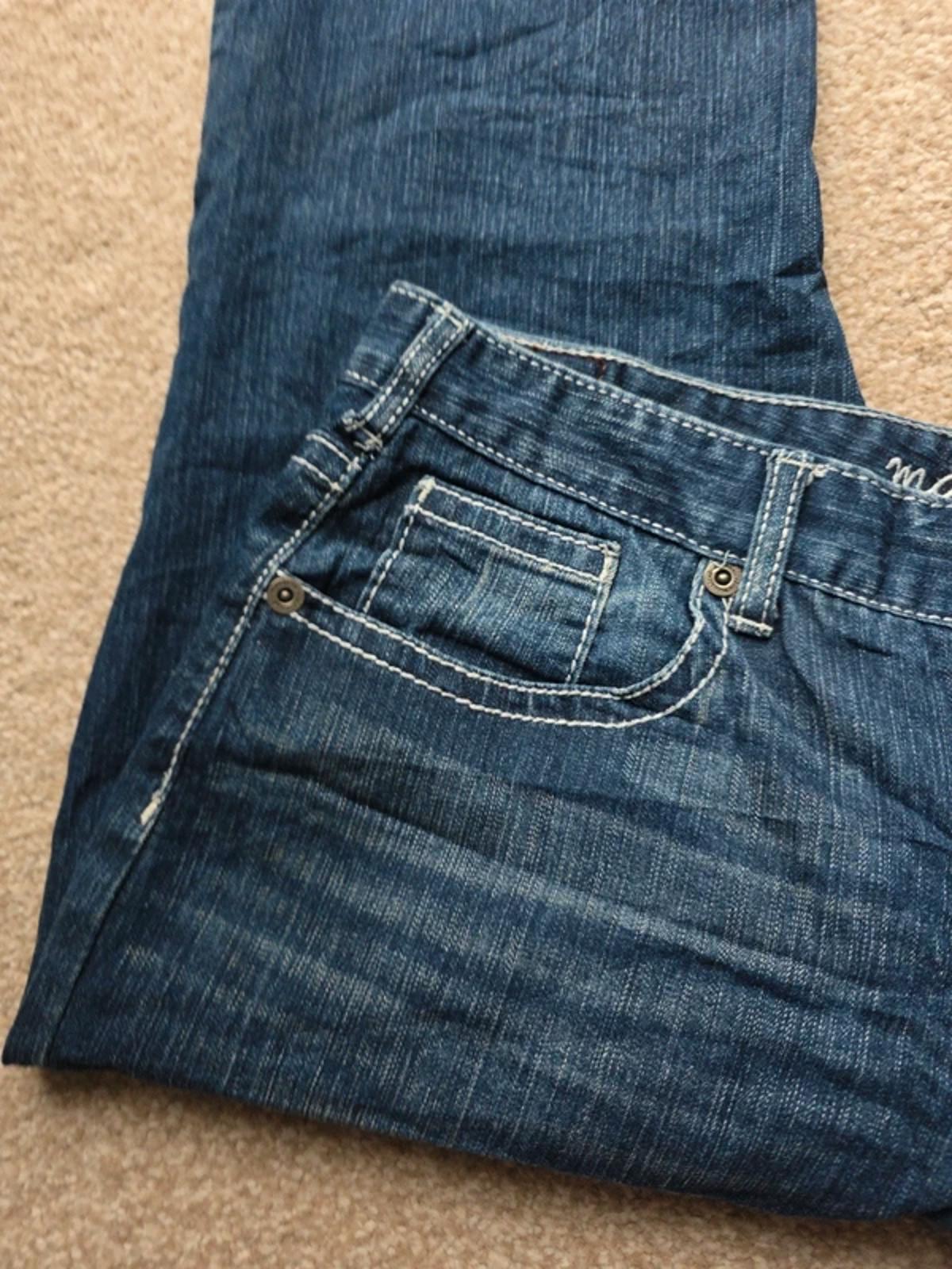 Vintage Y2K Maurices Mid Rise Bootcut Jeans UK Size 12/14 Tall