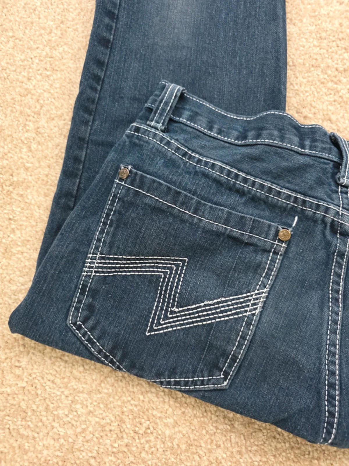 Vintage Y2K Gut Feeling Mid Rise Straight Jeans UK Size 10