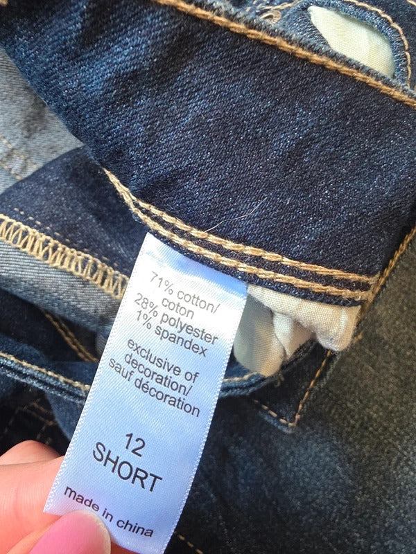 Maurices Mid Rise Relaxed Bootcut Jeans UK Size 14 Petite