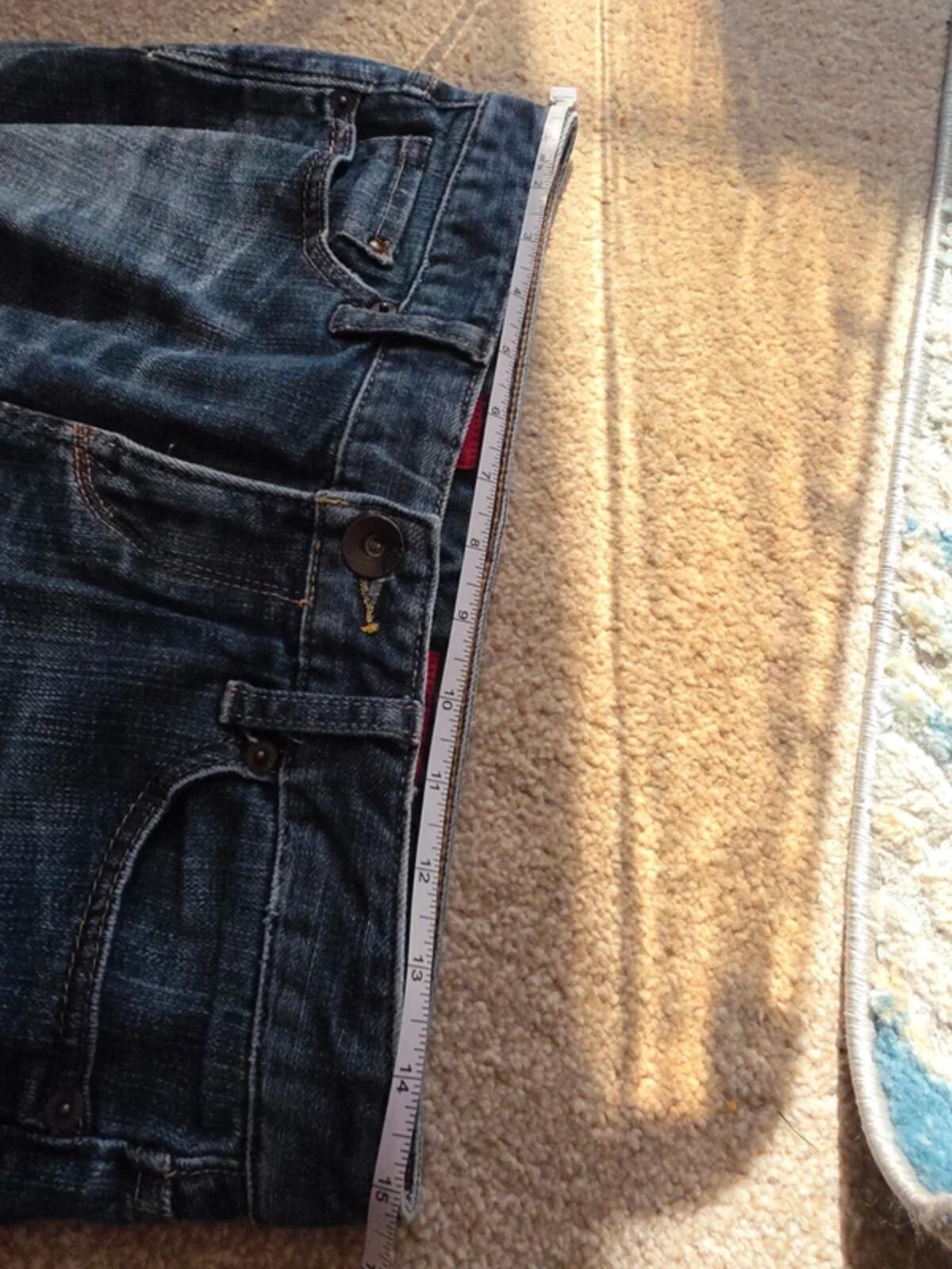 X2 Low Rise Ultra Bootcut Vintage Y2K Jeans UK Size 6 Petite