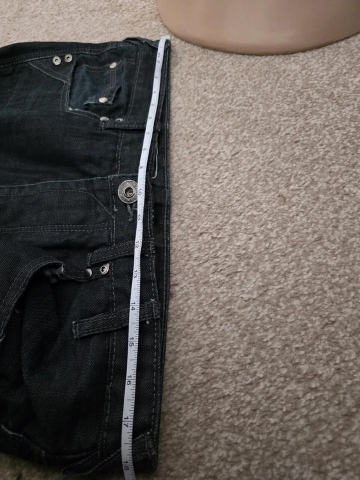 Vintage Y2K Urban Behaviour Mid Rise Straight Baggy Jeans UK Size 16