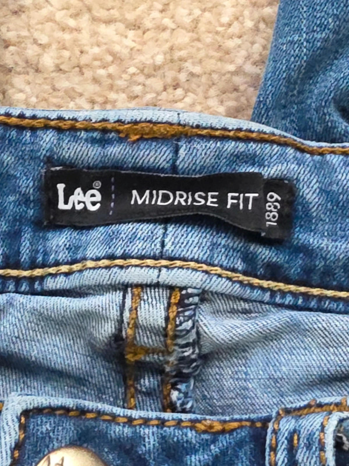 Vintage Y2K Lee Mid Rise Bootcut Jeans UK Size 10 Petite