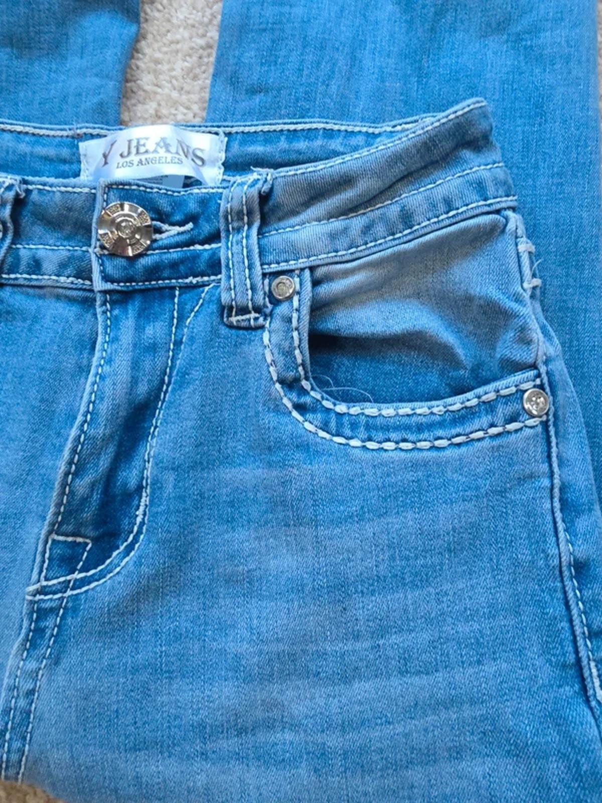 Vintage Y2K Y Jeans Los Angeles Low Rise Bootcut Jeans UK Size 4