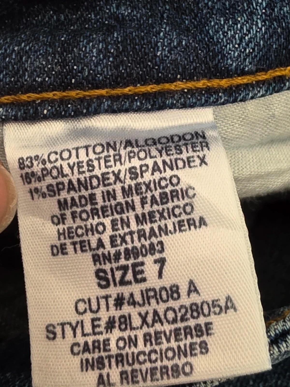 L.E.I. Mid Rise Bootcut Vintage Y2K Jeans UK Size 10 Tall