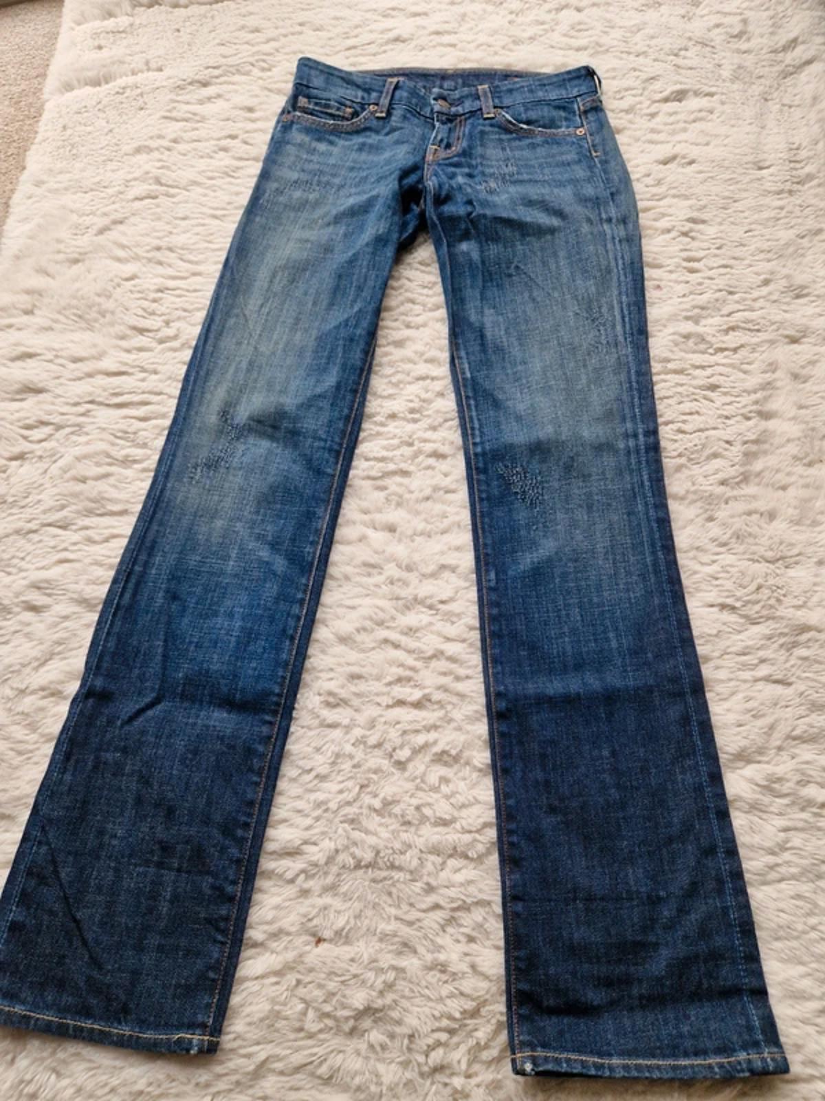 Y2K "Citizens of Humanity" Ultra Low Rise Bootcut Indie Grunge Festival Denim UK 8 Tall