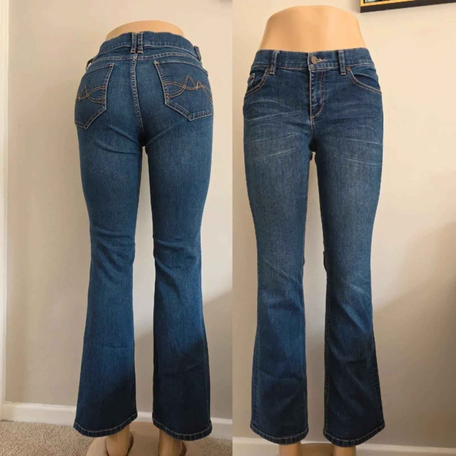 NY&C Vintage Y2K Mid Rise Bootcut Jeans UK Size 10 Petite