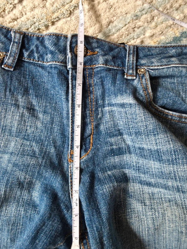 Axcess Mid Rise Bootcut Vintage Y2K Jeans UK Size 12/14