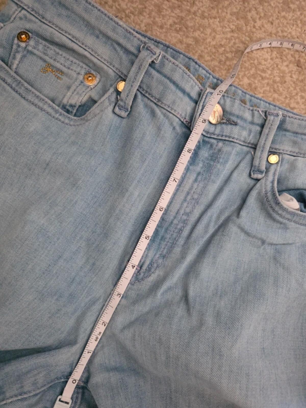 Denham High Rise Flared Jeans UK Size 8