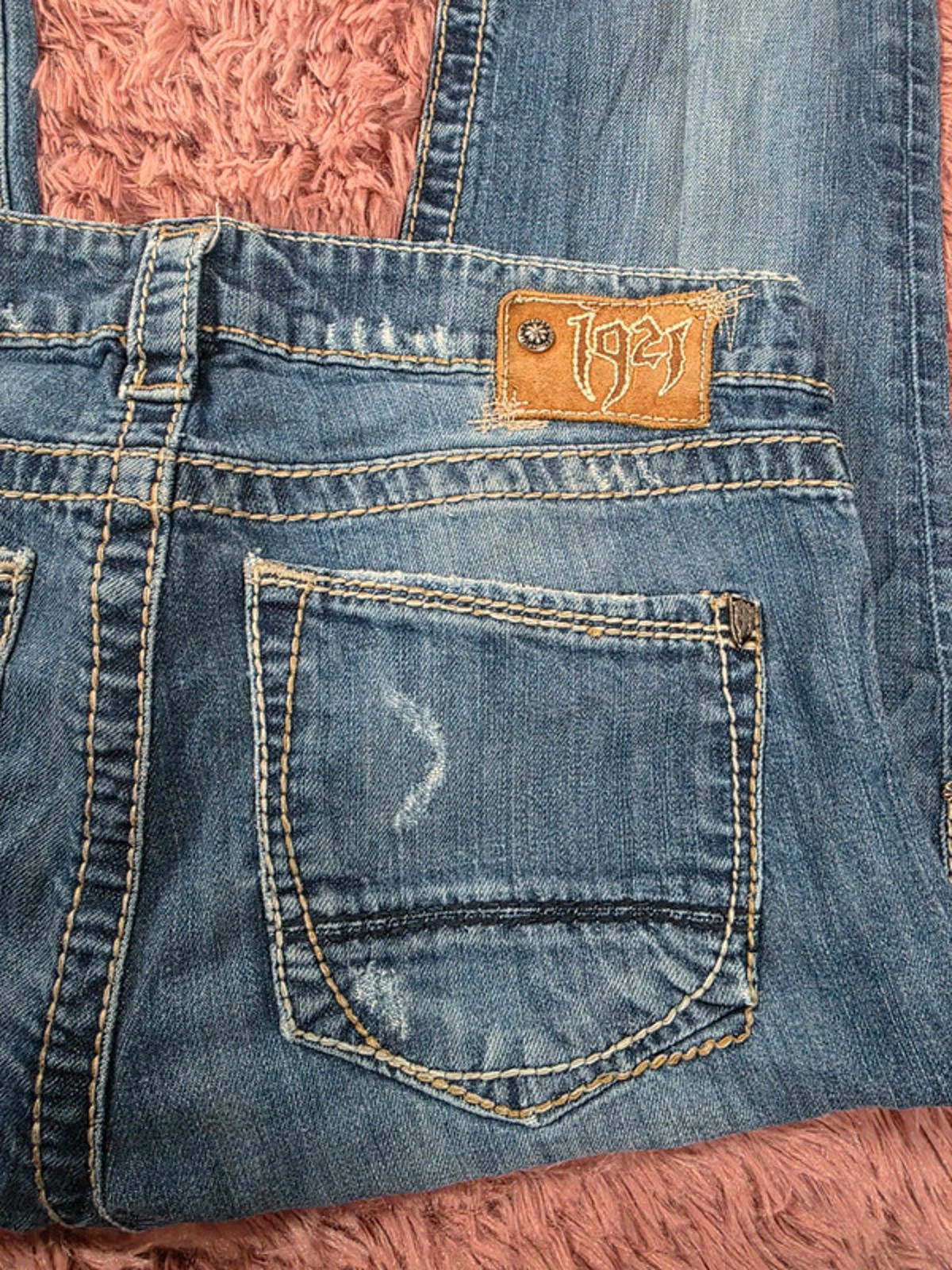 Vintage Y2K 1921 Western Glove Straight Leg Jeans UK size 10