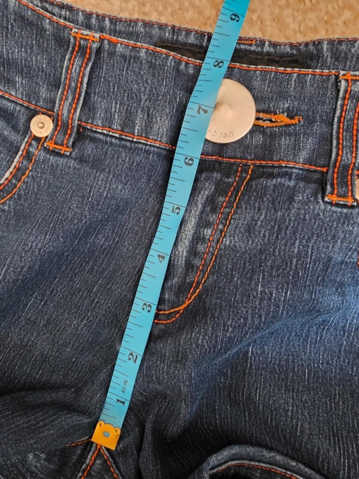 Ecko Red Low Rise Bootcut Jeans UK Size 8 Petite