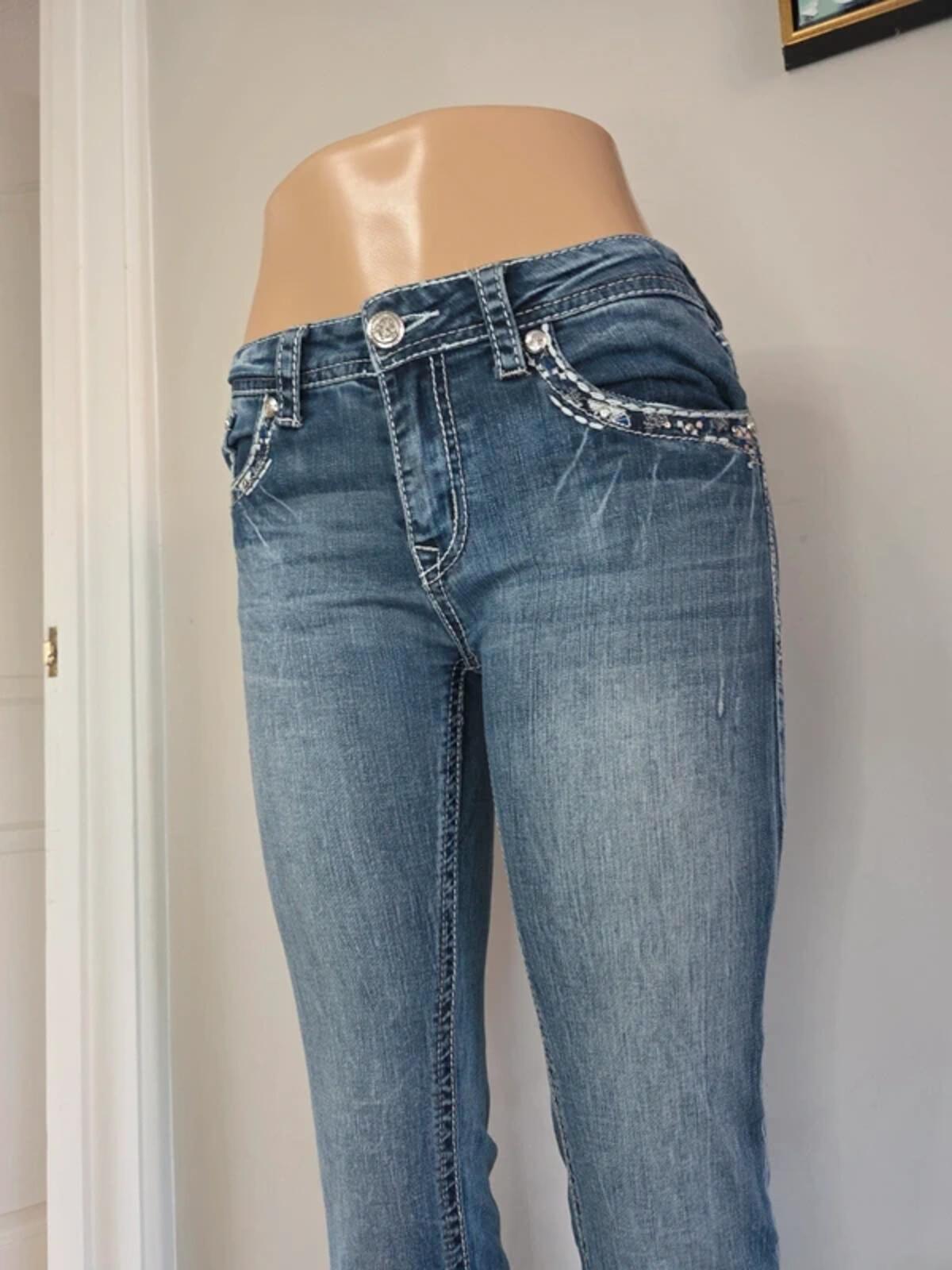 Grace in LA Low Rise Bootcut Vintage Y2K Jeans UK Size 6 Tall