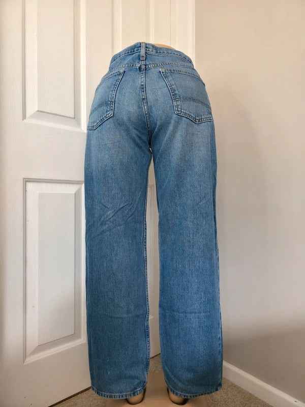 Arizona High Rise Baggy Straight Vintage Y2K Jeans UK Size 14