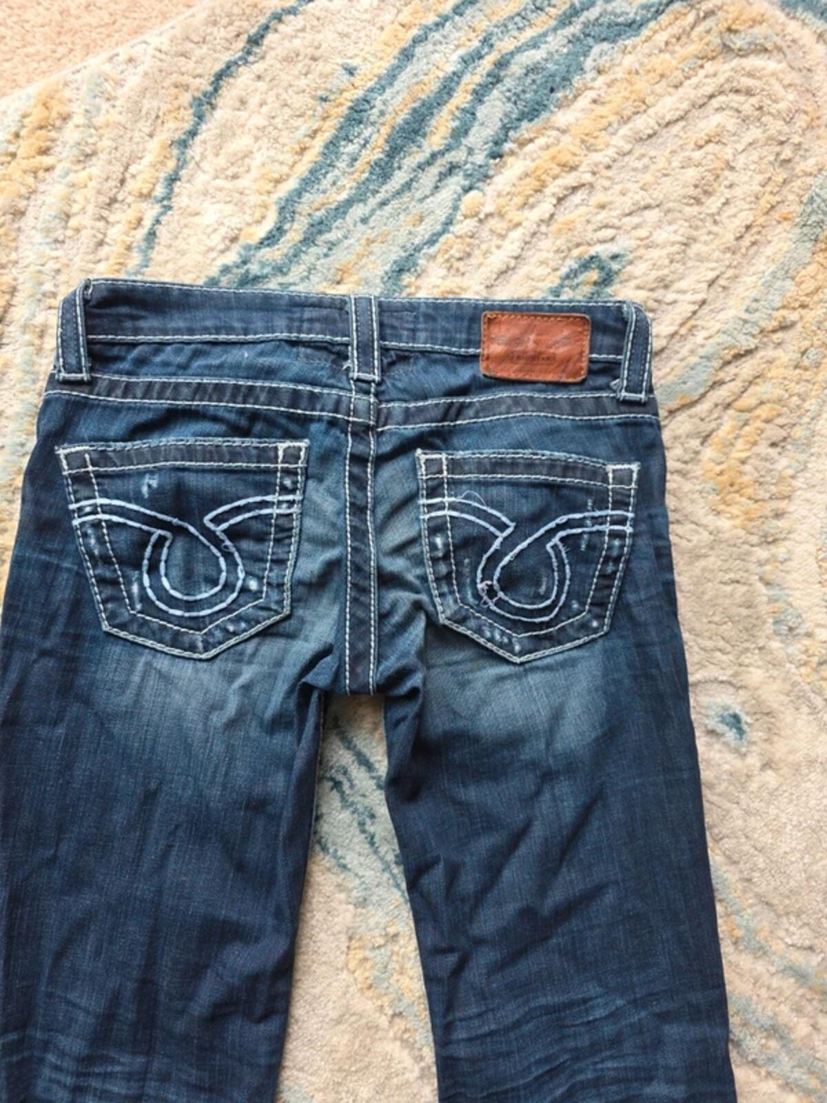 Big Star Vintage Y2K Ultra Low Rise Bootcut Jeans UK Size 4