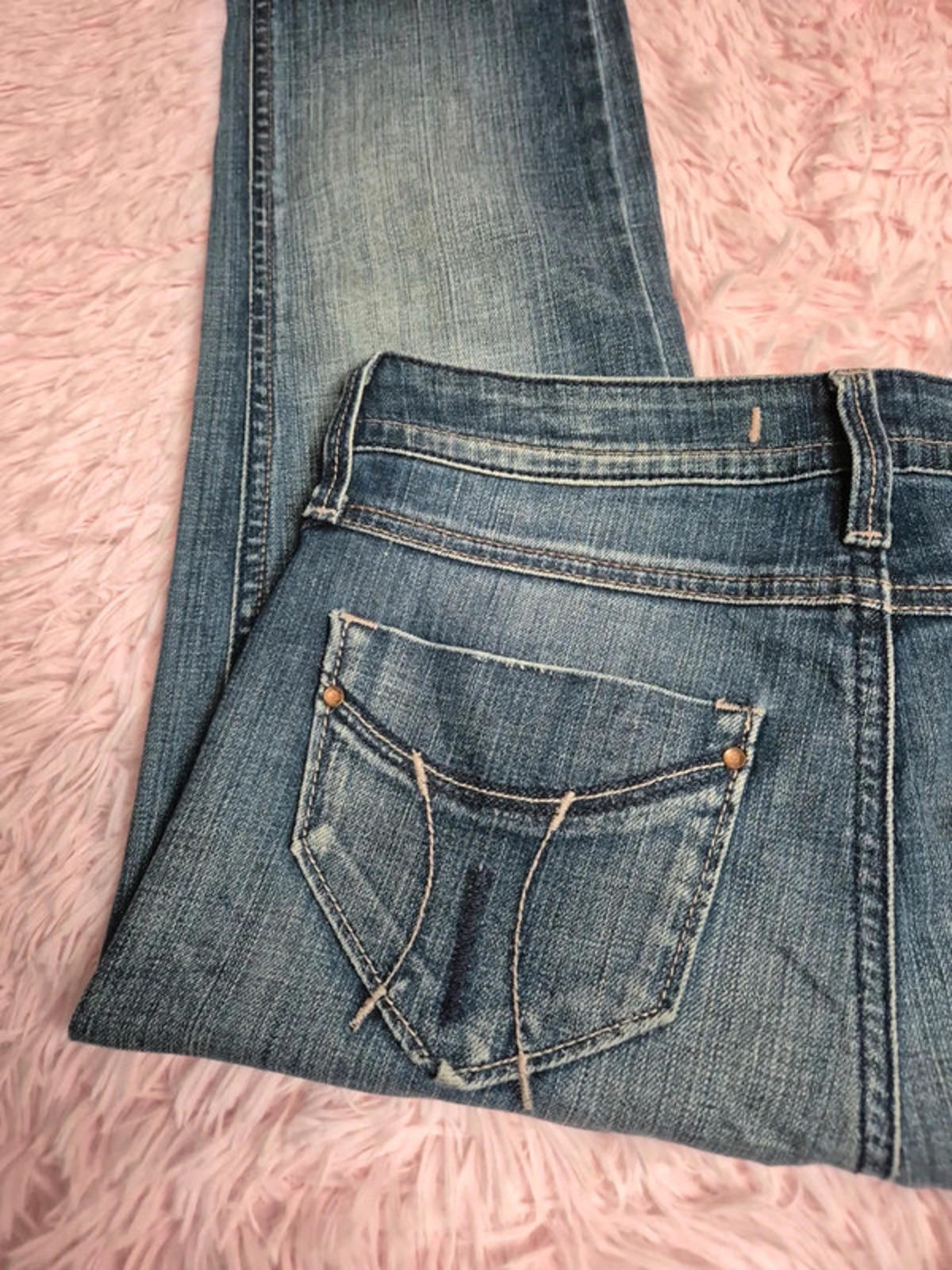 Vintage Y2K Straight Jeans UK size 10 Petite