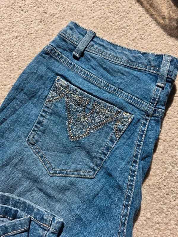 Vintage Y2K Style & Co Mid Rise Capri Jeans UK Size 10