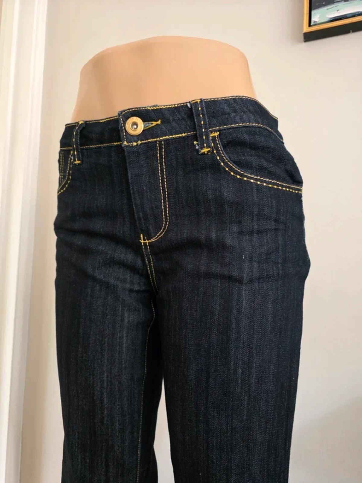 Baccini Mid Rise Wide Leg Vintage Y2K Jeans UK Size 12
