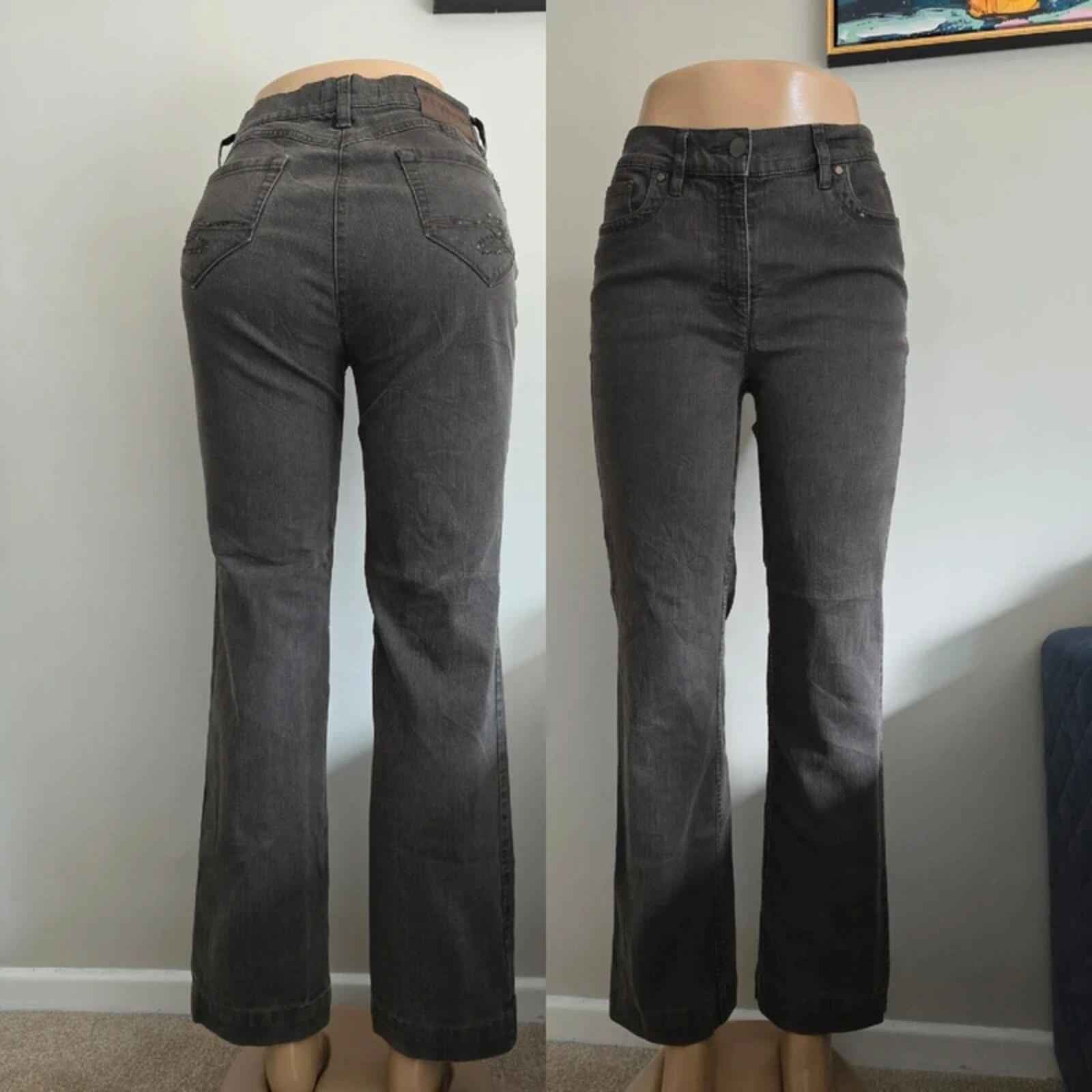 Zerres Mid Rise Straight Relaxed Vintage Y2K Jeans UK Size 12 Petite