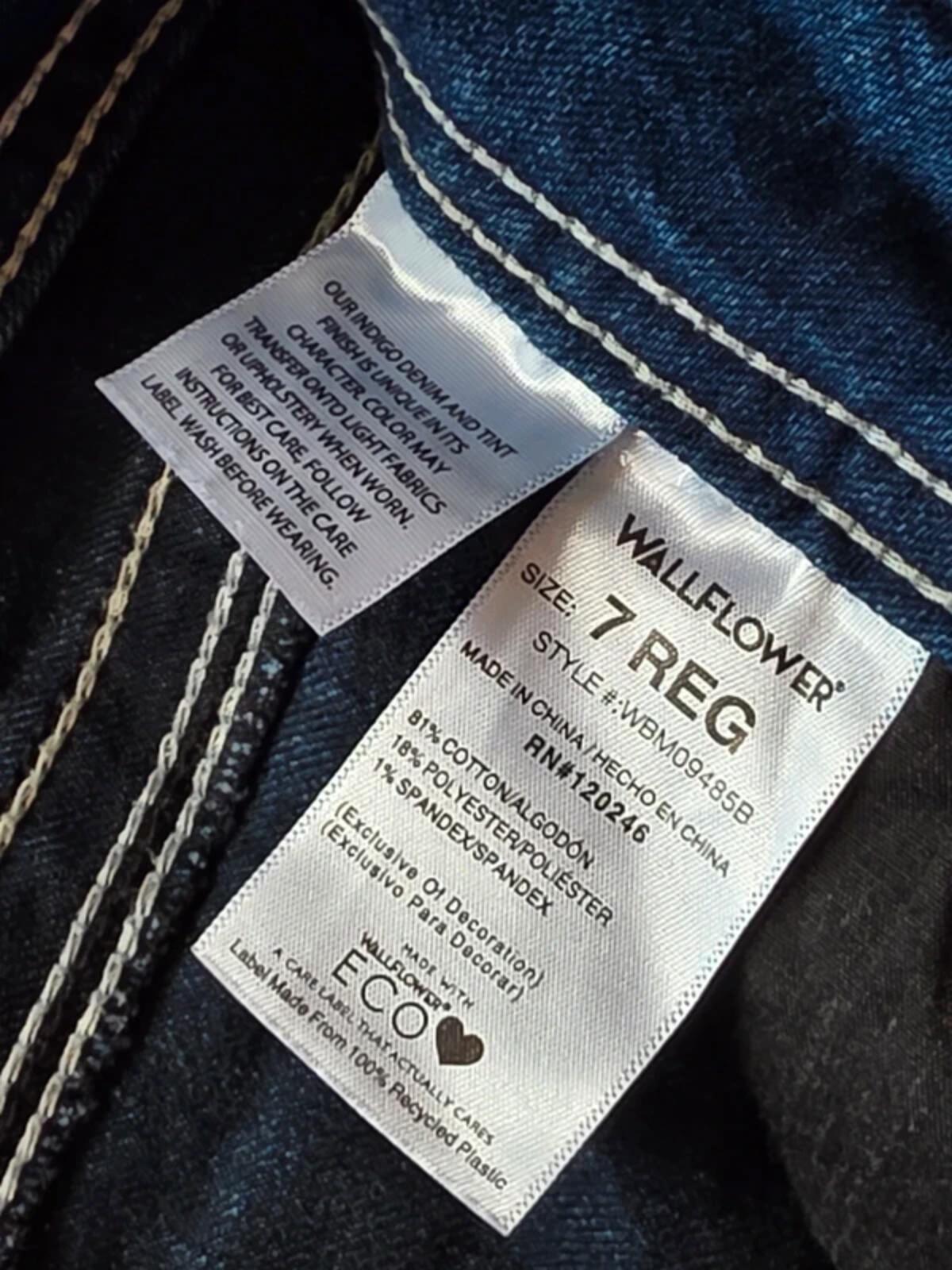 Vintage Y2K Wallflower Mid Rise Bootcut Jeans UK Size 8