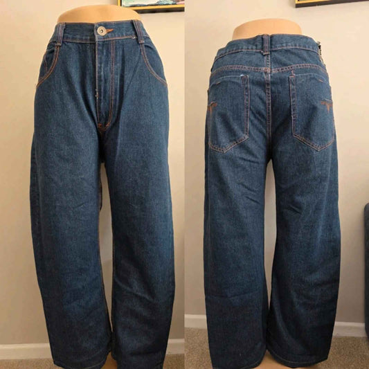 Fiend Baggy Vintage Y2K Jeans UK Size 22 Petite
