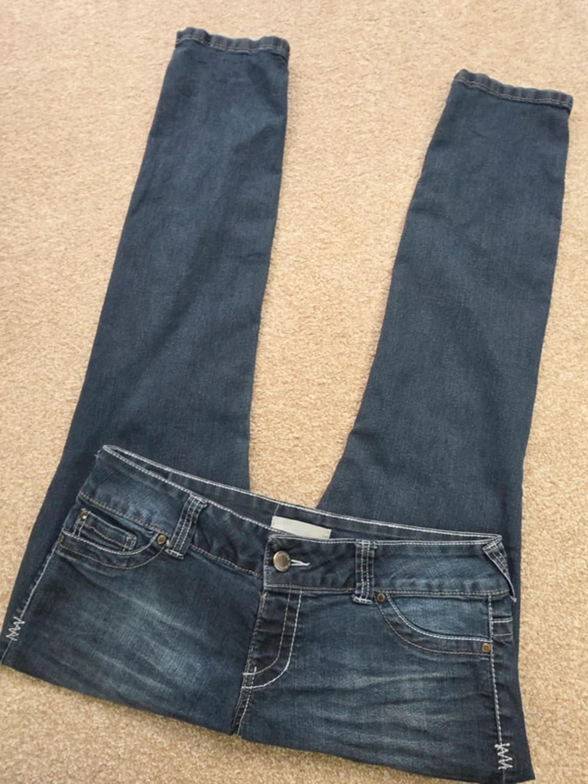 Vintage Y2K Maurices Low Rise Skinny Jeggings UK Size 16