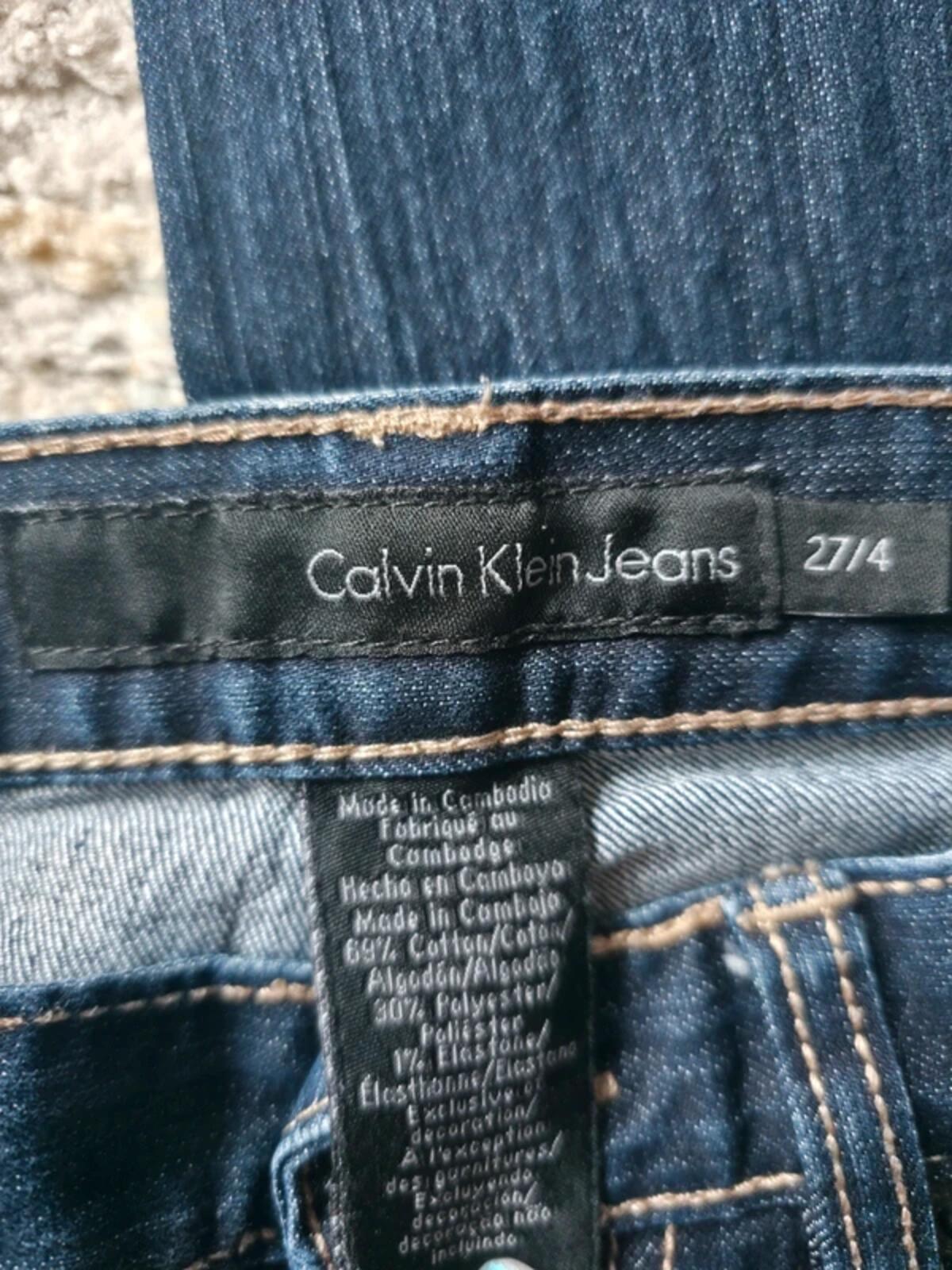 Calvin Klein Mid Rise Skinny Jeans UK Size 6/8 Petite