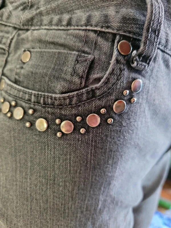 Vintage Y2K Style & Co Mid Rise Bootcut Jeans UK Size 12/14 Petite