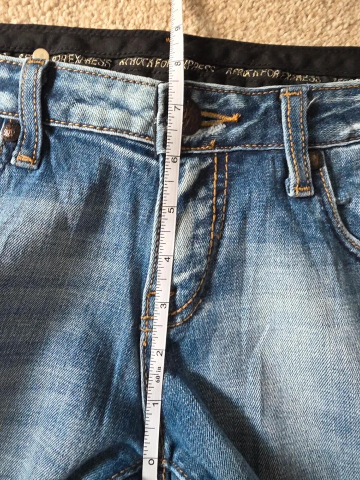 Rerock Ultra Low Rise Bootcut Vintage Y2K Jeans UK Size 8