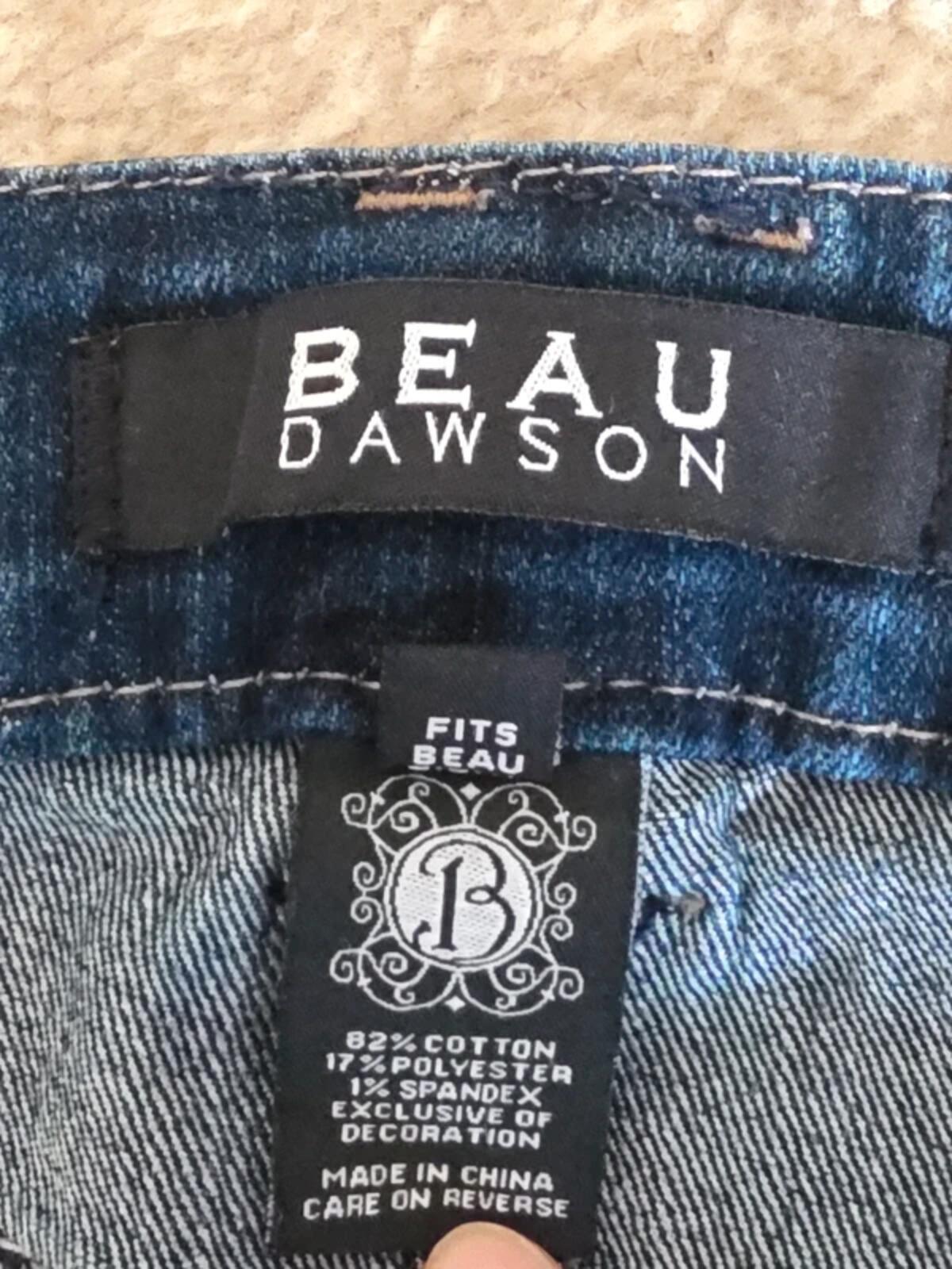 Beau Dawson Vintage Y2K Mid Rise Straight Jeans UK Size 10