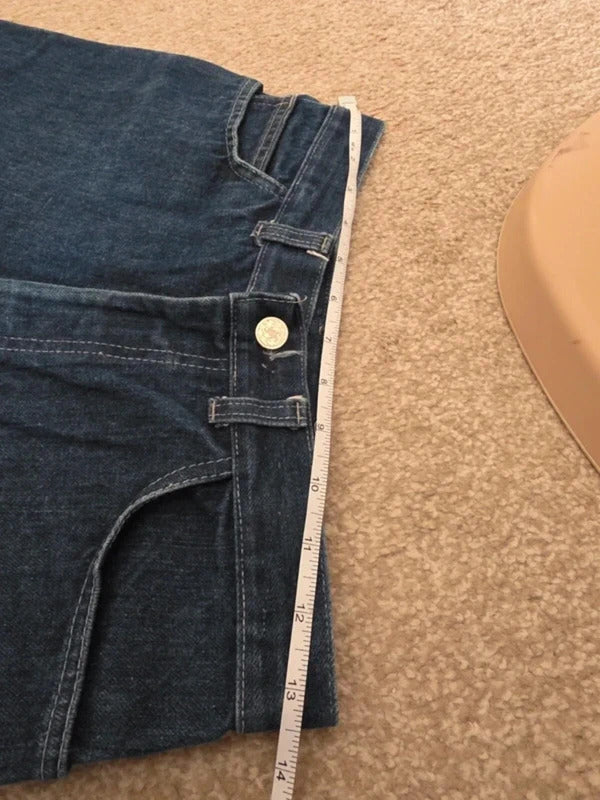 Vintage Y2K Mid Rise Bootcut Jeans UK Size 4/6 Tall