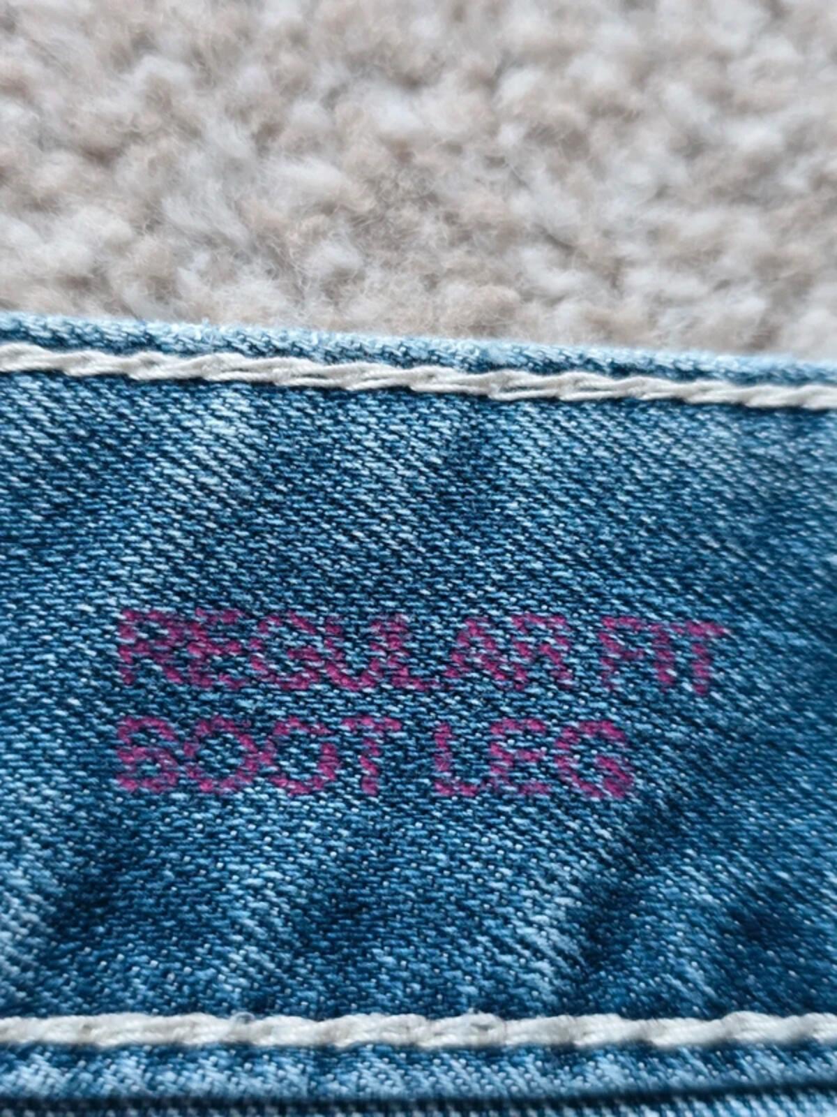 Vintage Y2K INC Mid Rise Bootcut Jeans UK Size 14 Tall