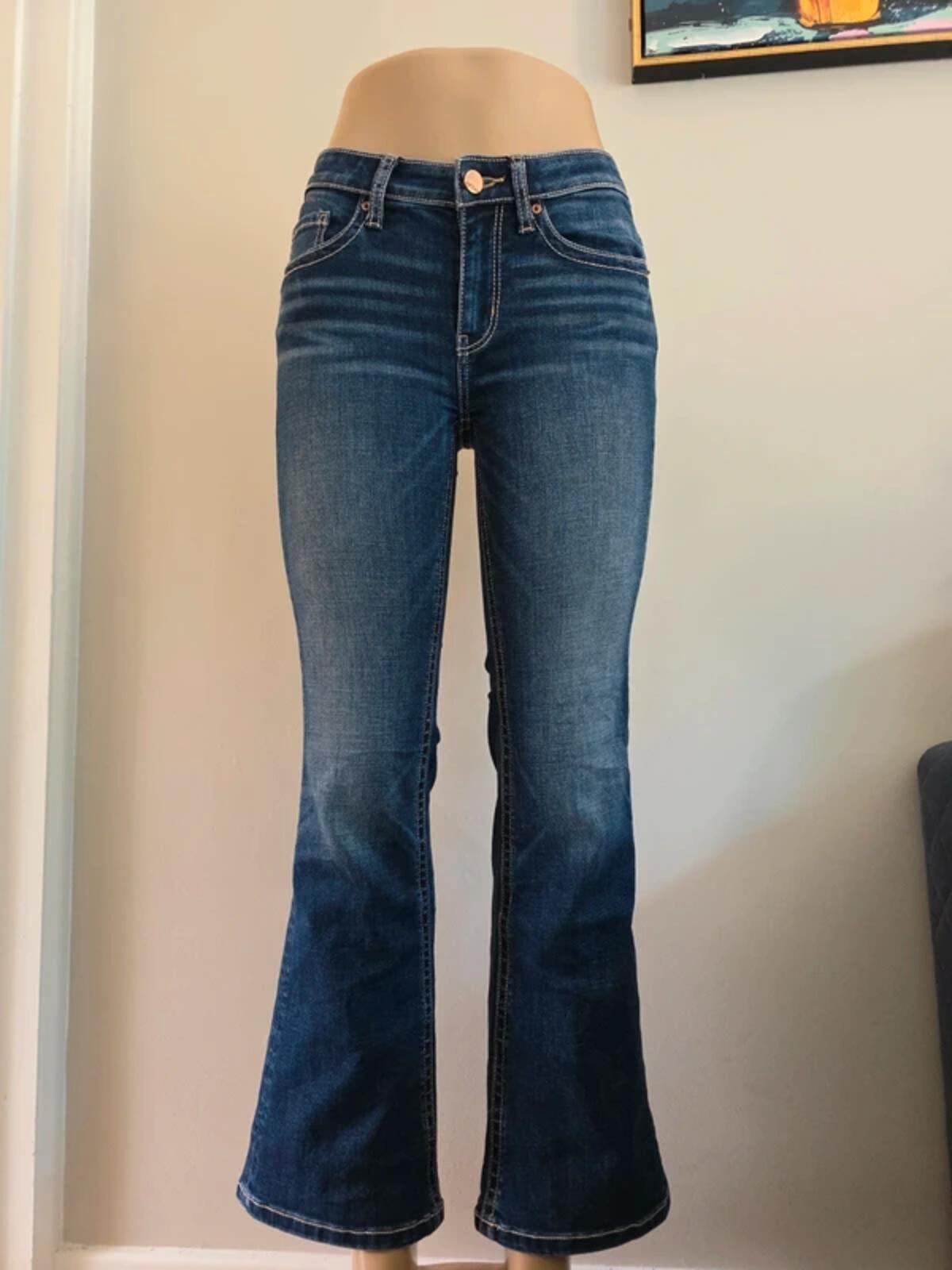 BKE Mid Rise Bootcut Vintage Y2K Jeans UK Size 6 Petite