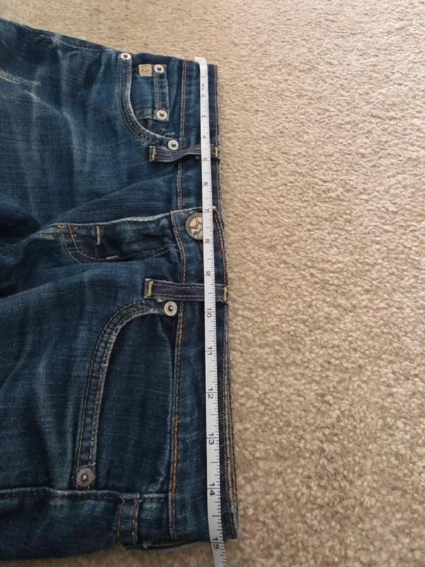 Big Star Ultra Low Rise Flared Vintage Y2K Jeans UK Size 4/6