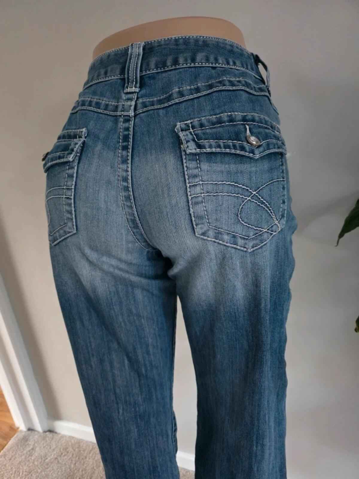 Vintage Y2K INC Mid Rise Bootcut Jeans UK Size 14 Tall
