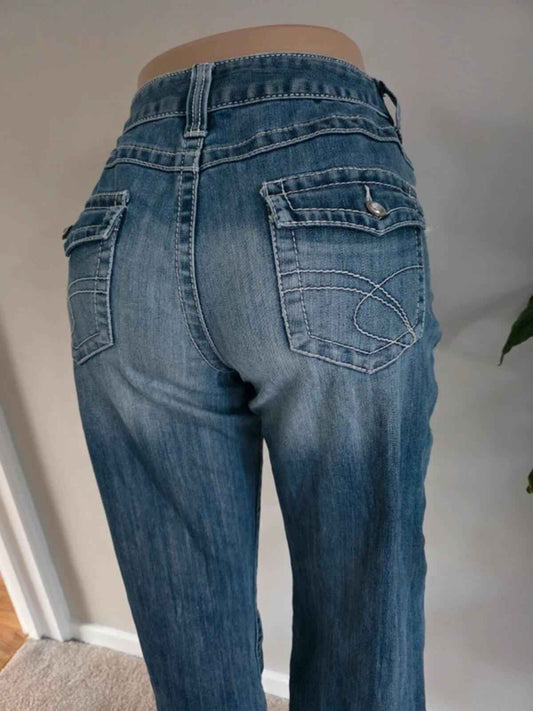 Vintage Y2K INC Mid Rise Bootcut Jeans UK Size 14 Tall