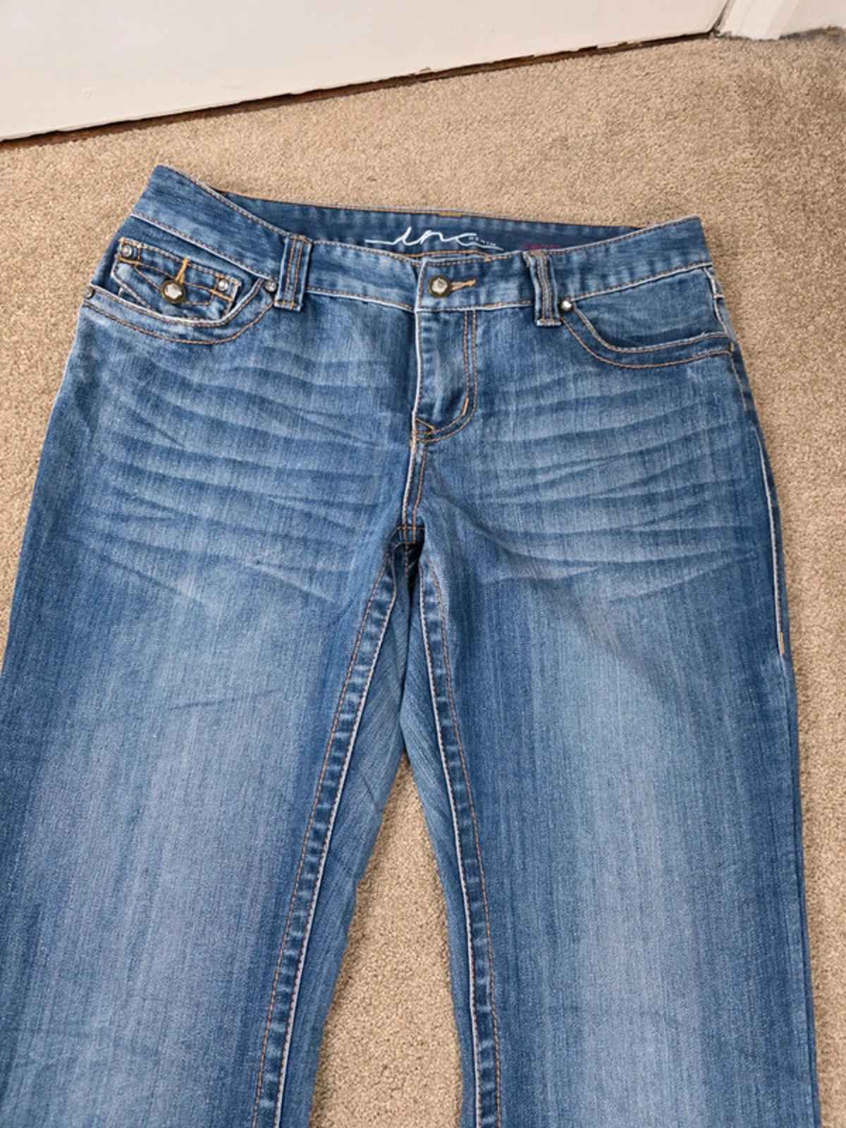 Vintage Y2K INC Denim Curvy Fit Bootcut Jeans UK Size 12