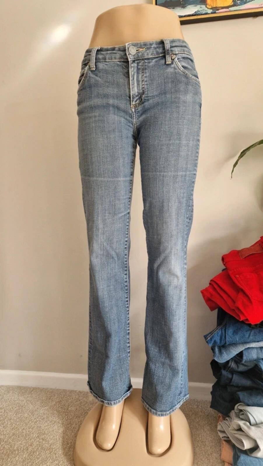Y2K "Kut from the Kloth" Mid Rise Bootcut Flared Denim Jeans UK 10