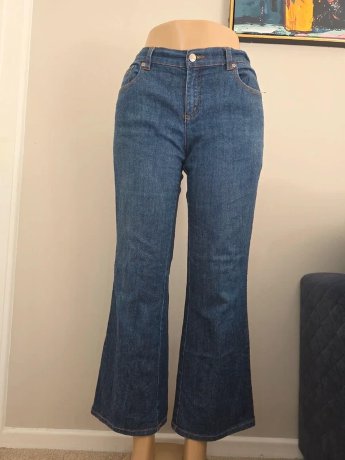 Cache Vintage Y2K Flared Jeans UK Size 12 Petite