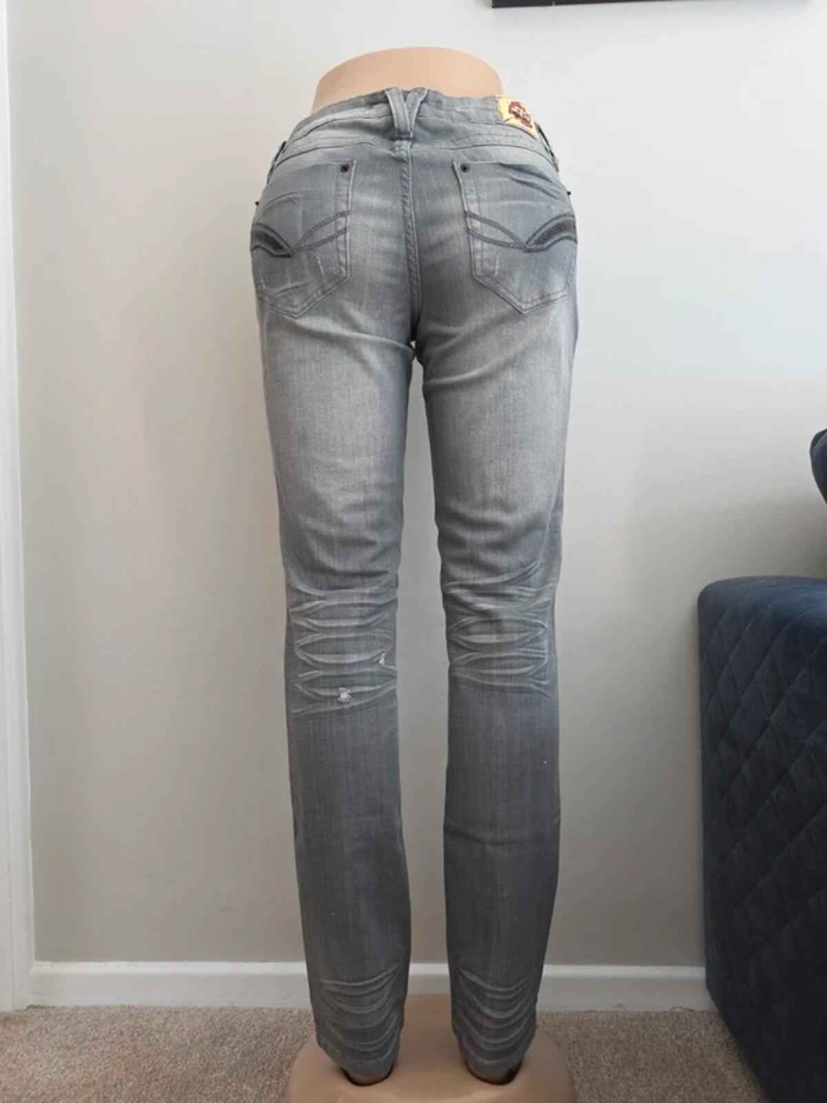 T Five Low Rise Slim Vintage Y2K Jeans UK Size 10
