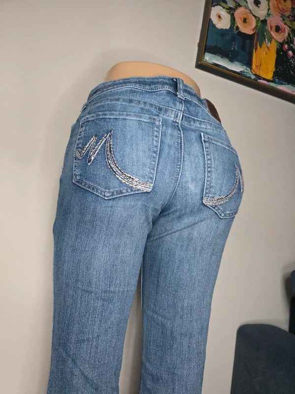 Maurices Low Rise Bootcut Vintage Y2K Jeans UK Size 8/10