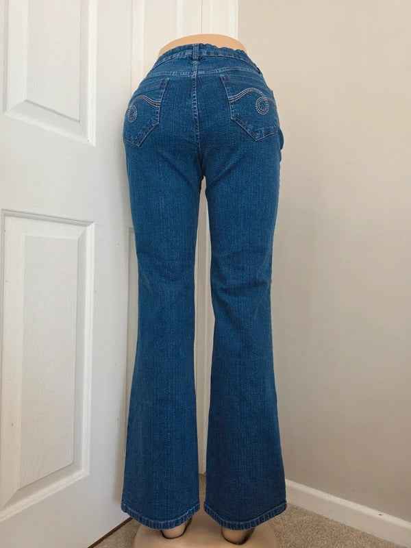 Kim Rogers Mid Rise Bootcut Vintage Y2K Jeans UK Size 8