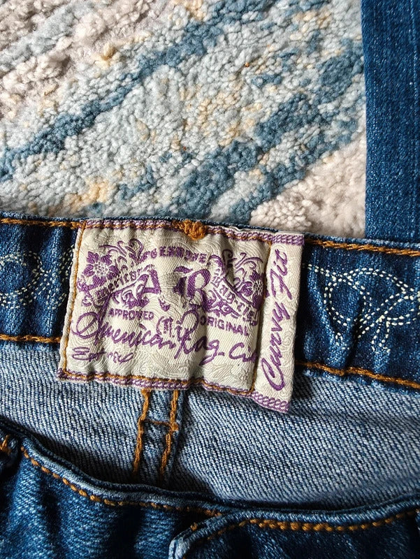 American Rag Low Rise Bootcut Vintage Y2K Jeans UK Size 8 Petite