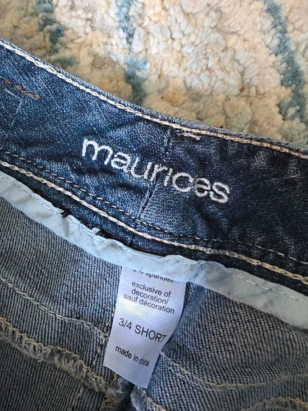Maurices Mid Rise Bootcut Vintage Y2K Jeans UK Size 6/8