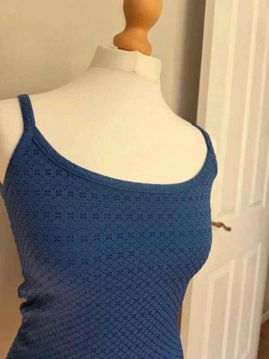 Vintage Y2K Roberta Textured Cami Top UK Size 10