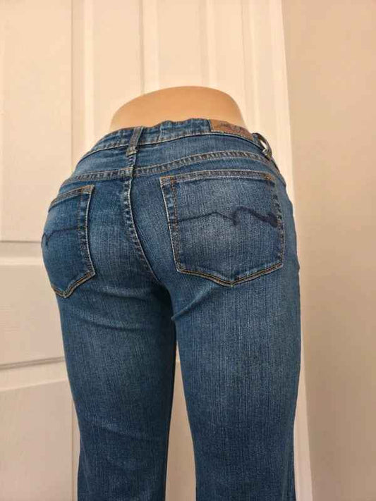 American Rag Low Rise Bootcut Vintage Y2K Jeans UK Size 8 Petite