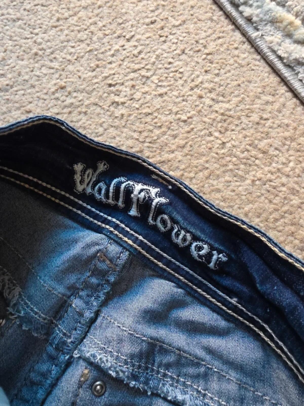 Wallflower Vintage Y2K Low Rise Bling Skinny Jeans UK Size 4