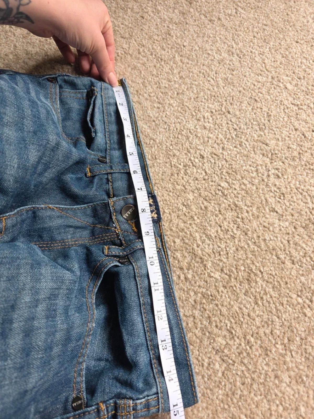 Vintage Y2K Fusai Mid Rise Slim Straight Jeans UK Size 10 Petite