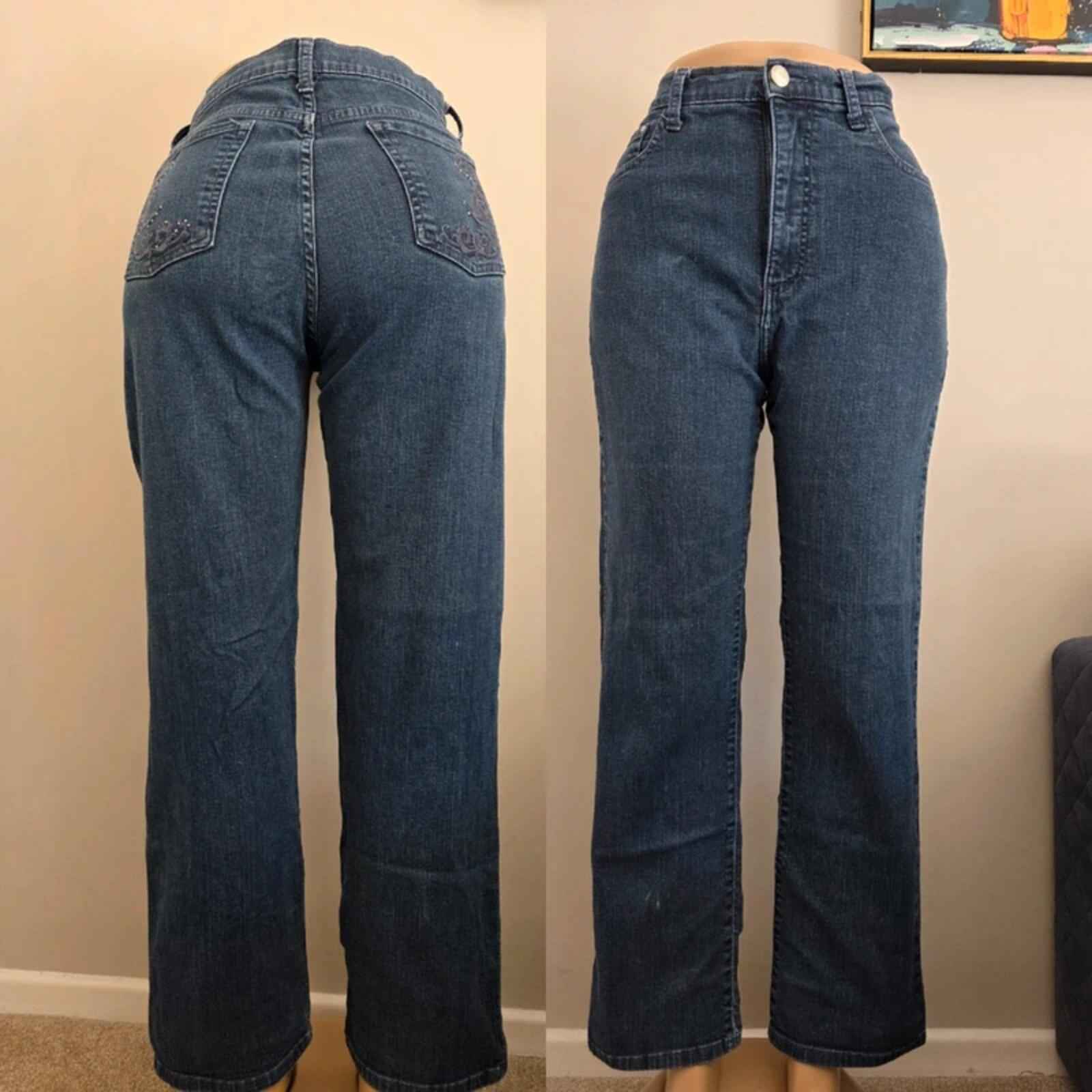 Lee High Rise Straight Baggy Jeans UK Size 14