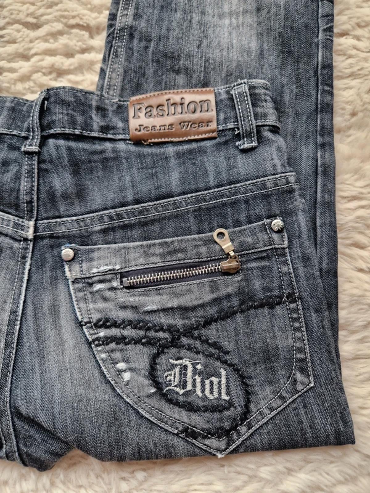 Y2K "Fashion Jeans Wear" Mid Rise Straight Leg Petite Grunge Indie Sleaze Festival Denim UK 8 petite