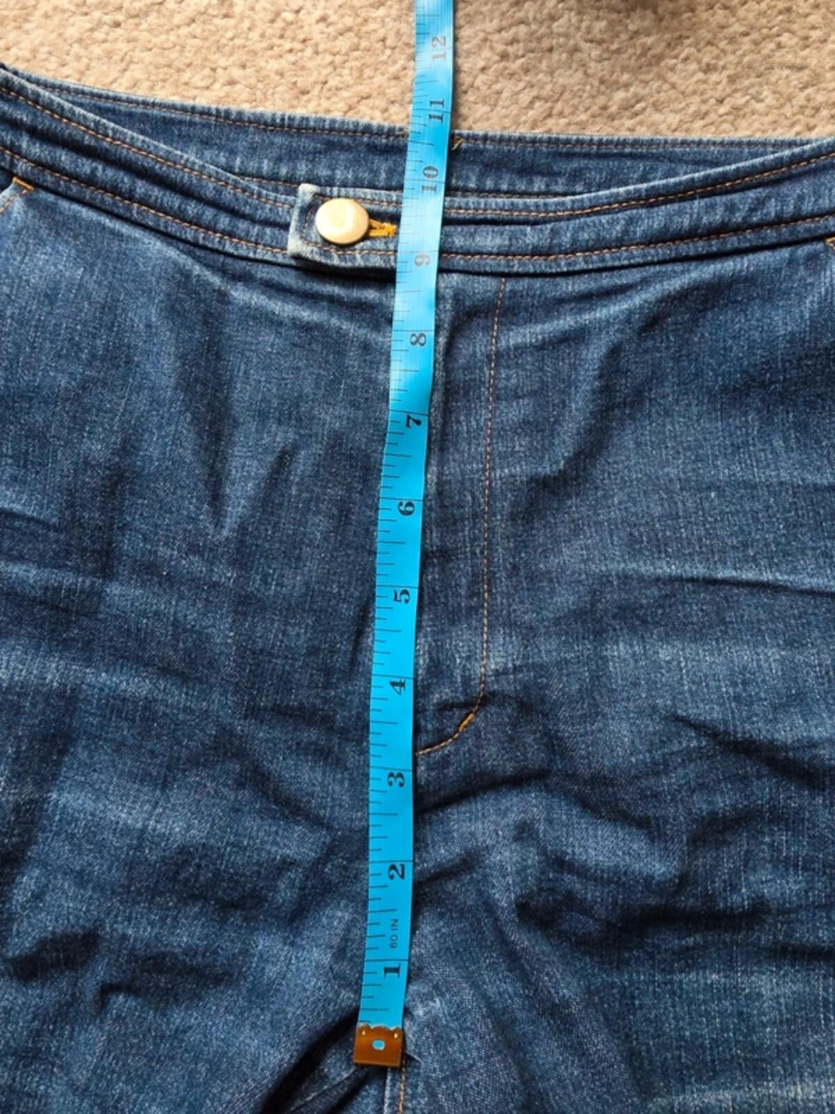 Vintage Y2K Peyton Place Mid Rise Cropped Jeans UK Size 6